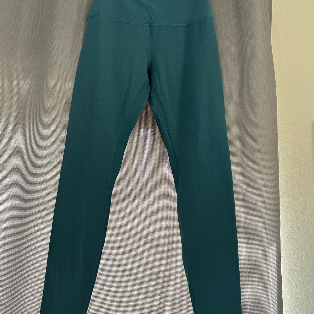 lululemon Soft Green Align High Rise Pant 28 inch